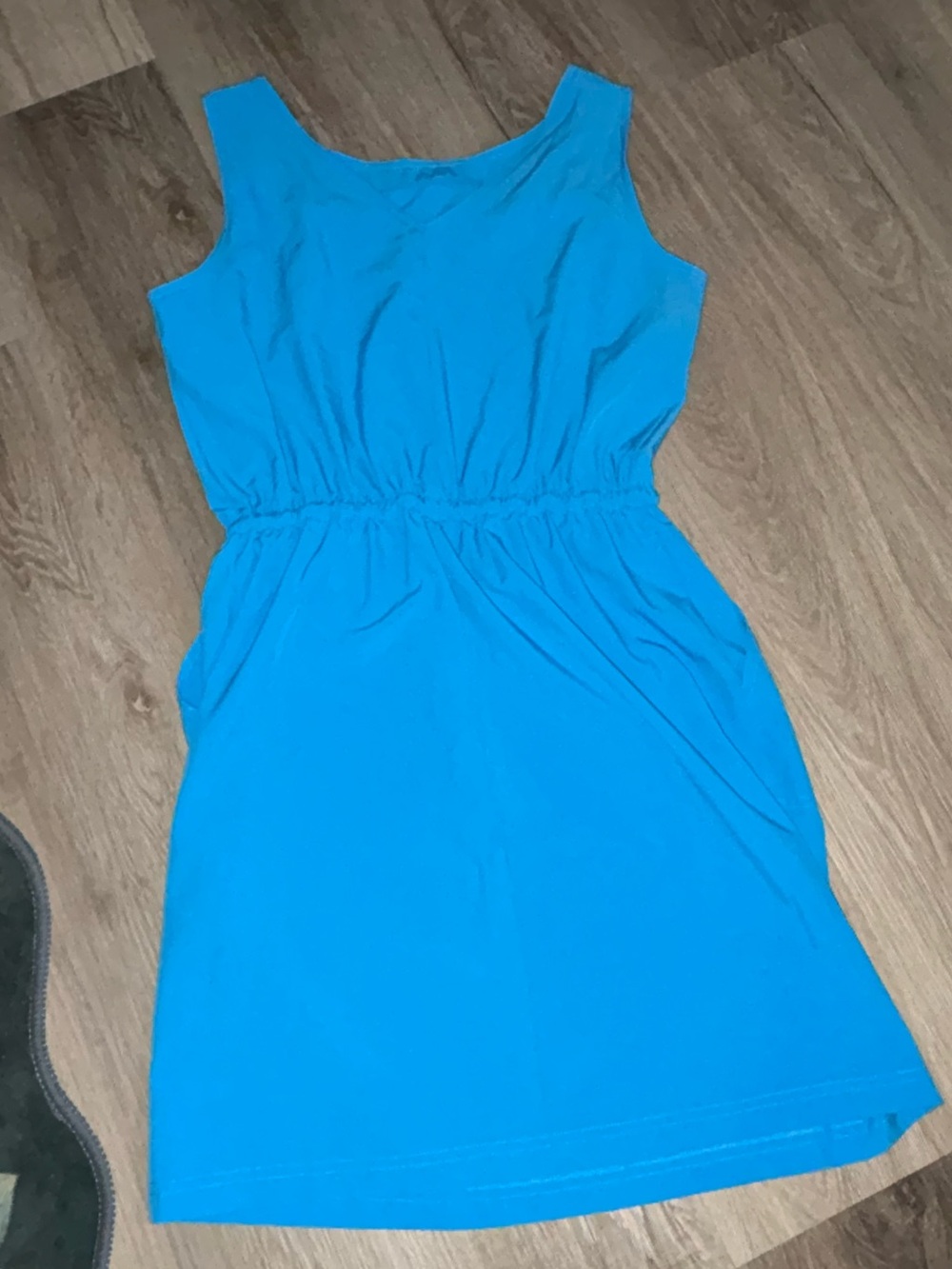 Calvin Klein Bright Blue Sleeveless Mini Dress - Picture 2 of 3